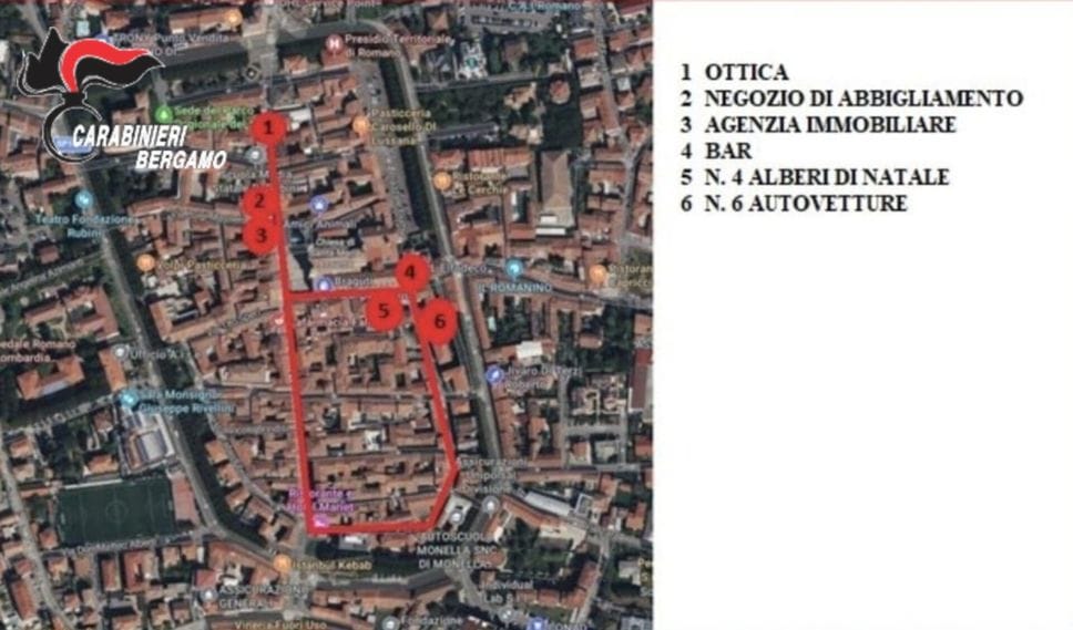 Romano, identificati i vandali della notte di Santa Lucia: sono due fratelli