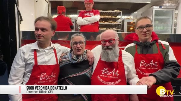 Almè, serata di fraternità all'oratorio con i ragazzi di PizzAut