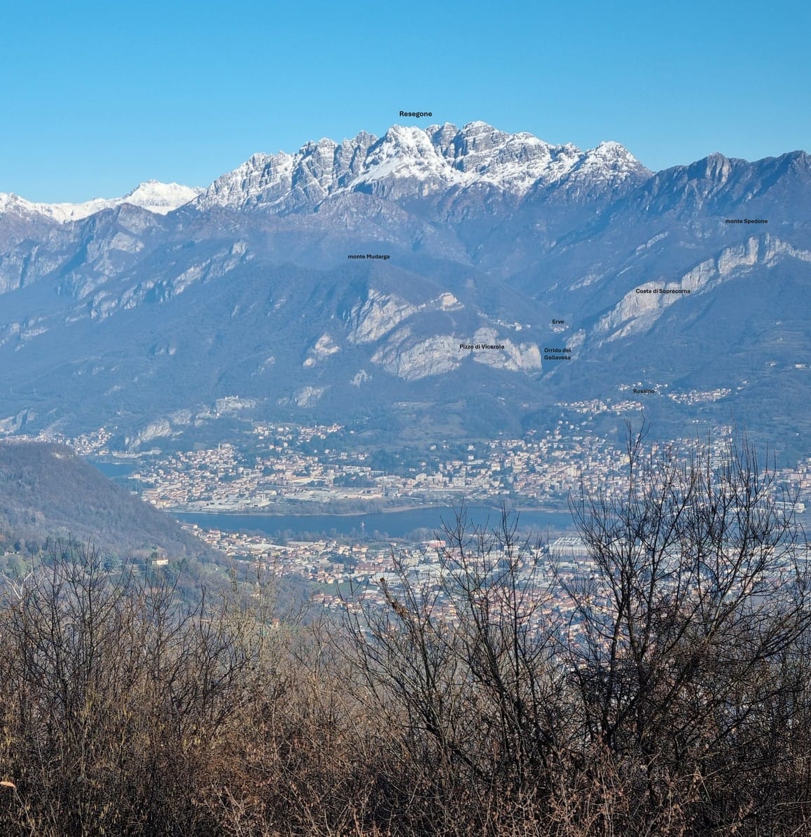 Da Rossino al Monte Spedone per i magnifici panorami della Val San Martino