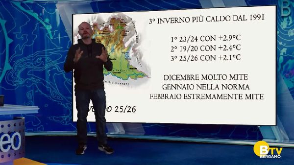 Meteo: il terzo inverno più caldo dal 1991, la primavera sboccerà a fine aprile e l'estate si prevede meno afosa