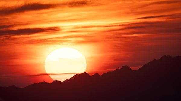 «Colori del tramonto...»