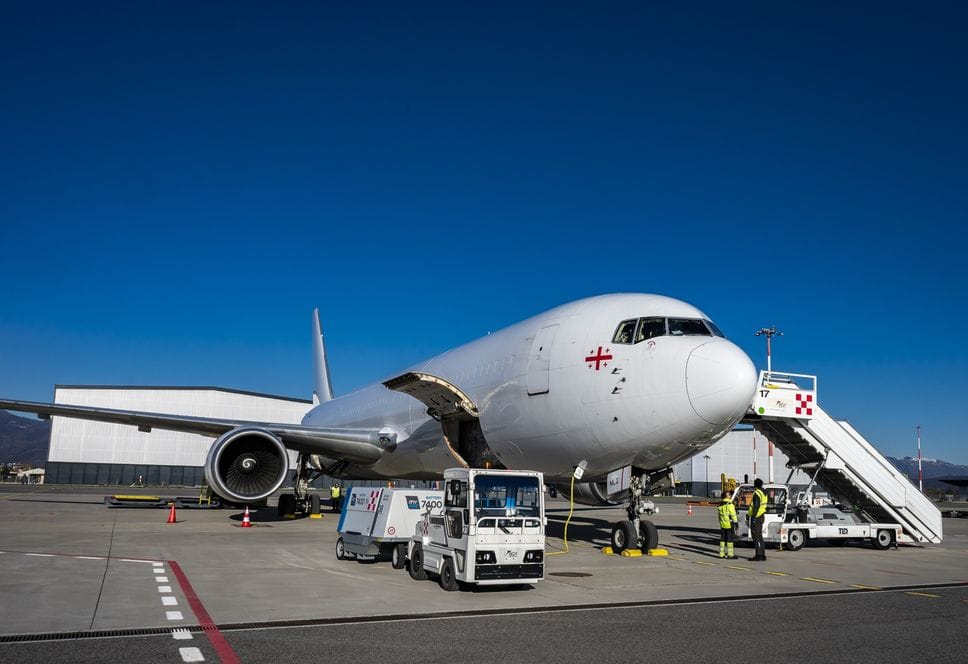 Aereo cargo al Milan Bergamo Airport
