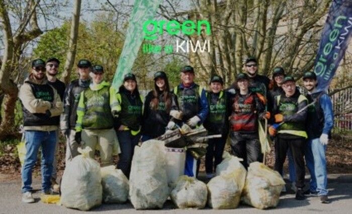 'Green like a Kiwi' fa tappa a Milano, raccolti oltre 100 chili di rifiuti