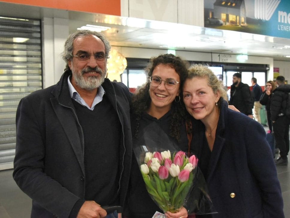 Sofia Cassisa ha riabbracciato i famigliari