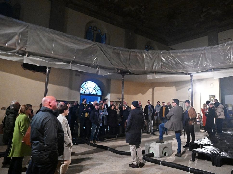 La visita al cantiere