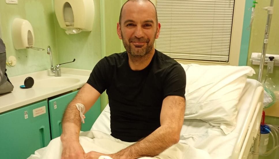 Gaetano Russo, 48 anni, di Stezzano ora sta bene: salvato da una farmacista. Ha avuto un infarto mentre giocava a calcetto a Gorle