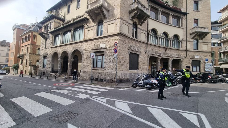 Intervento d’emergenza in via Borfuro