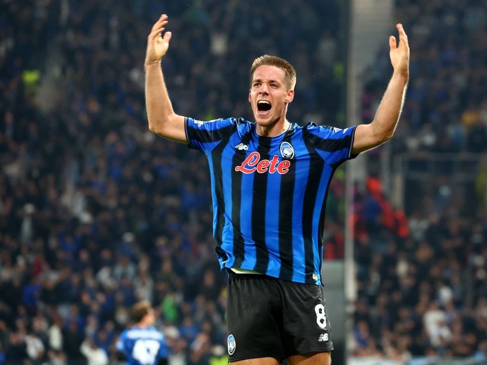 L’esultanza contro il Bruges