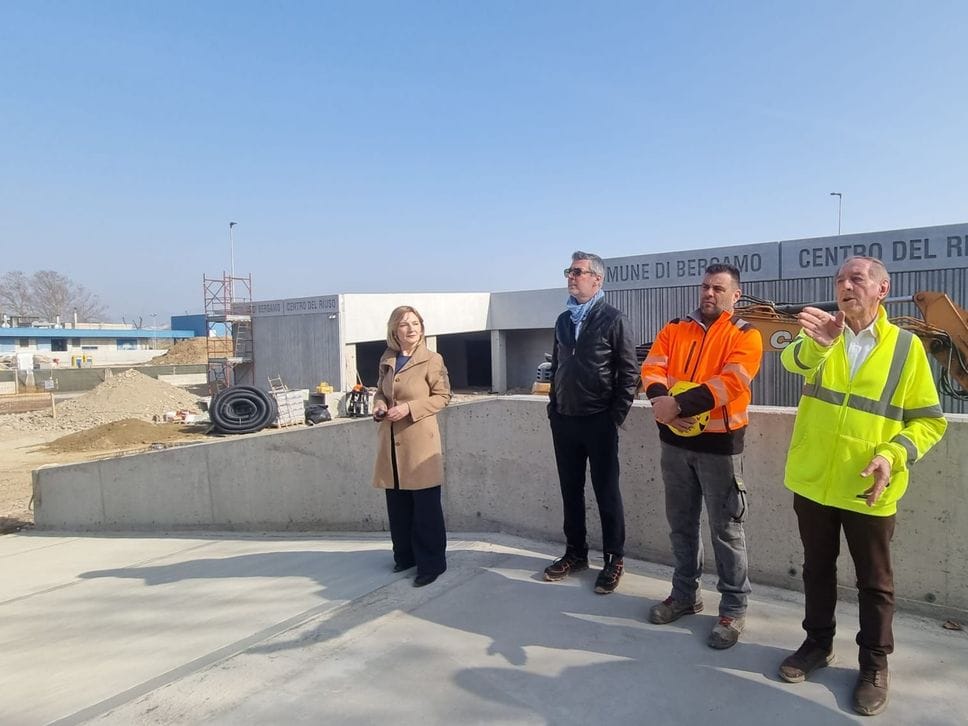 Durante la presentazione del cantiere