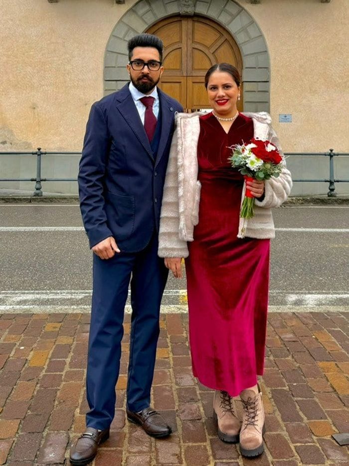 Gurjant Singh con Kaur Varanjot