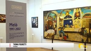 Bergamo, «Silloge creativa», mostra dell'artista Thoma Figuretti, nella sala Manzù della Provincia