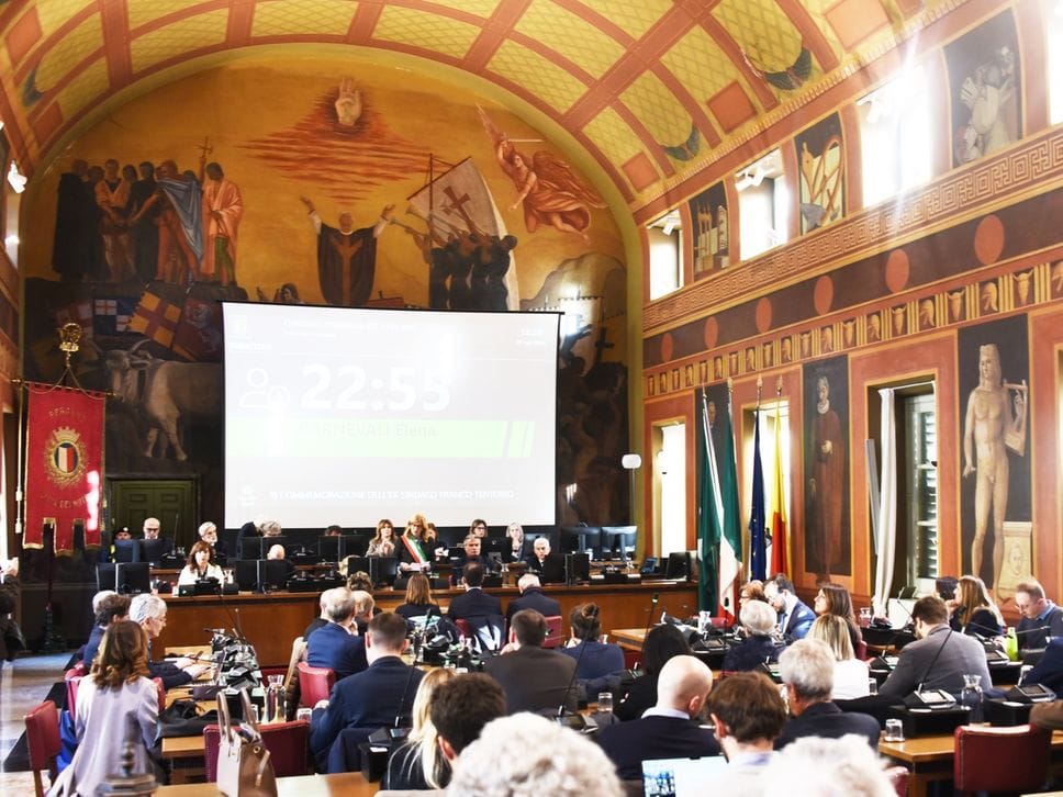 L’eredità di Tentorio, il ricordo commosso a Palazzo Frizzoni