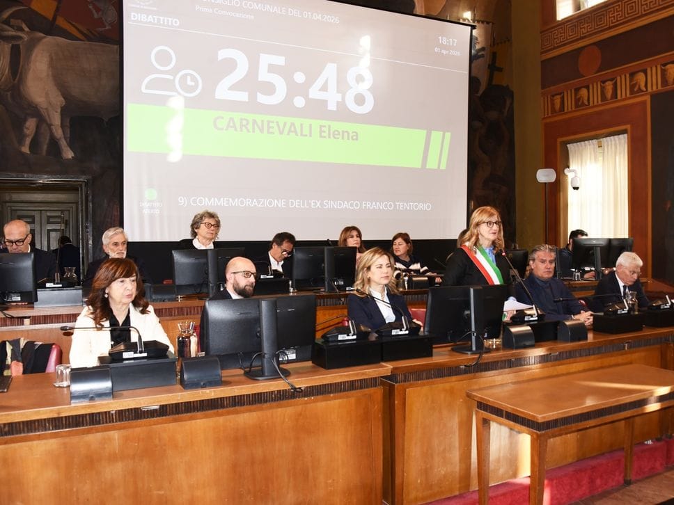 L’eredità di Tentorio, il ricordo commosso a Palazzo Frizzoni