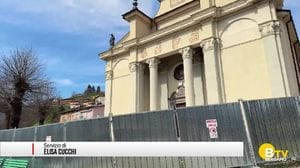 Gorno, la chiesa parrocchiale non riaprirà per il pericolo di crolli