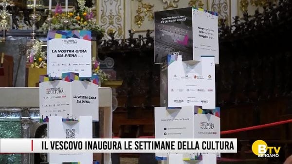 Il Vescovo inaugura le Settimane della Cultura