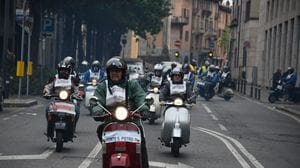 In 260 per la Bergamo-San Vigilio in moto d’epoca - Foto e video