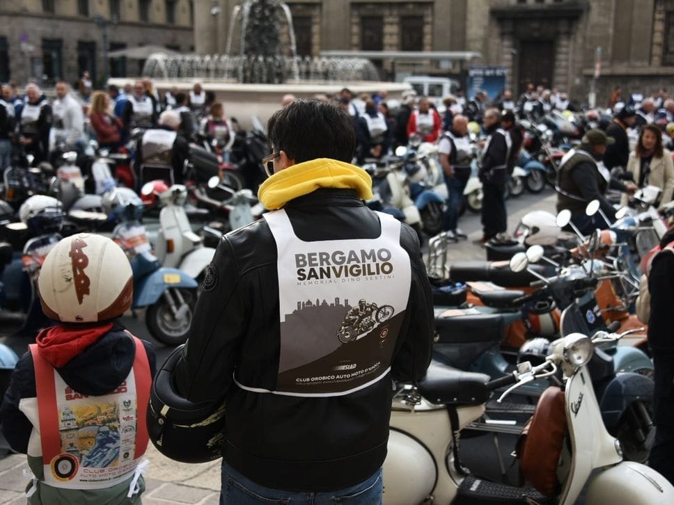 In 260 per la Bergamo-San Vigilio in moto d’epoca - Foto