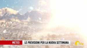 Le previsioni meteo per la nuova settimana