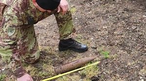 Adrara San Martino, ordigno bellico inesploso trovato in una cascina - Foto