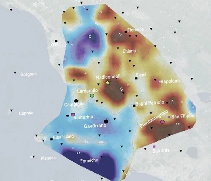 Scoperti nel sottosuolo della Toscana enormi serbatoi di magma