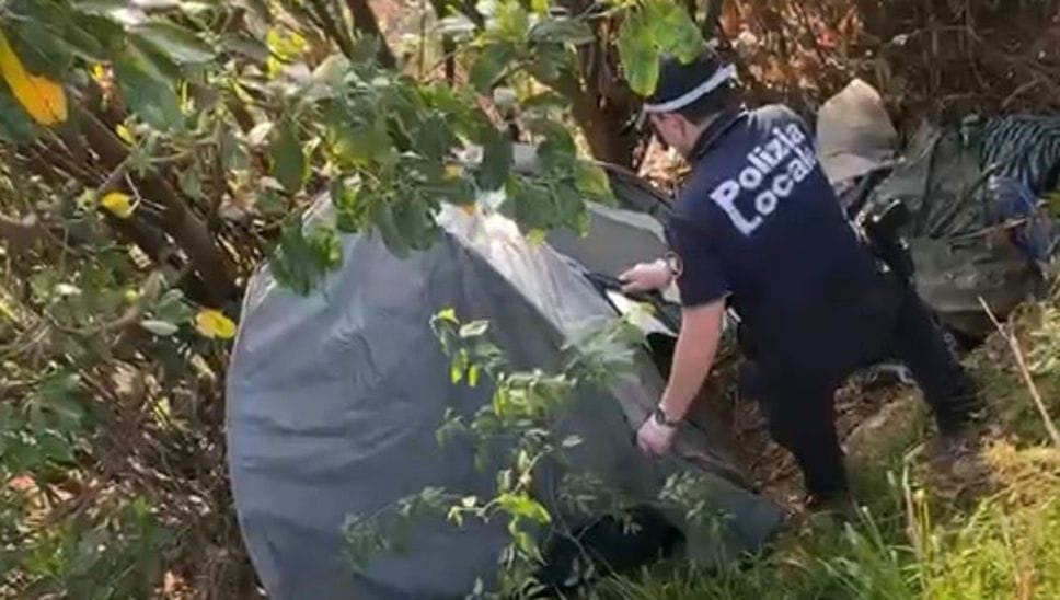 Sicurezza, controlli e sgomberi ad Antegnate nella zona della cava