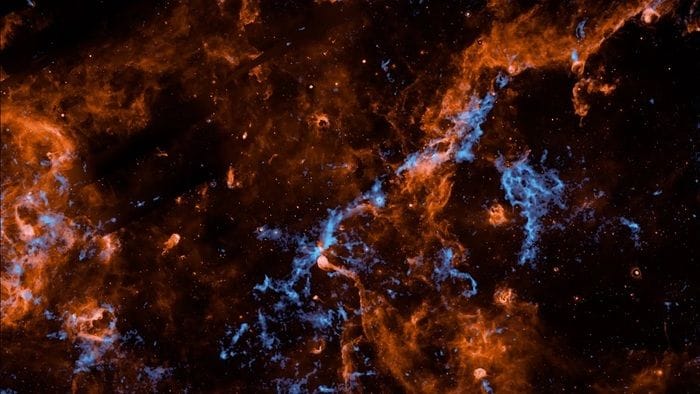 La più grande mappa dei 'ghiacciai' interstellari