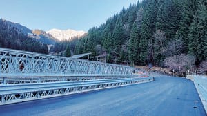 Si smonta il ponte Bailey: Foppolo isolato per un giorno