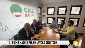 Bergamo, Primo maggio, l'appello di Cgil, Cisl e Uil all'impegno, condiviso, per un lavoro dignitoso