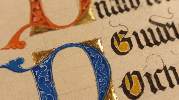 Al castello di Cavernago l’arte  antica della calligrafia medievale