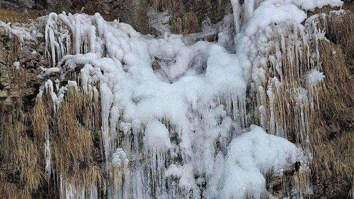 Ghiaccio in montagna