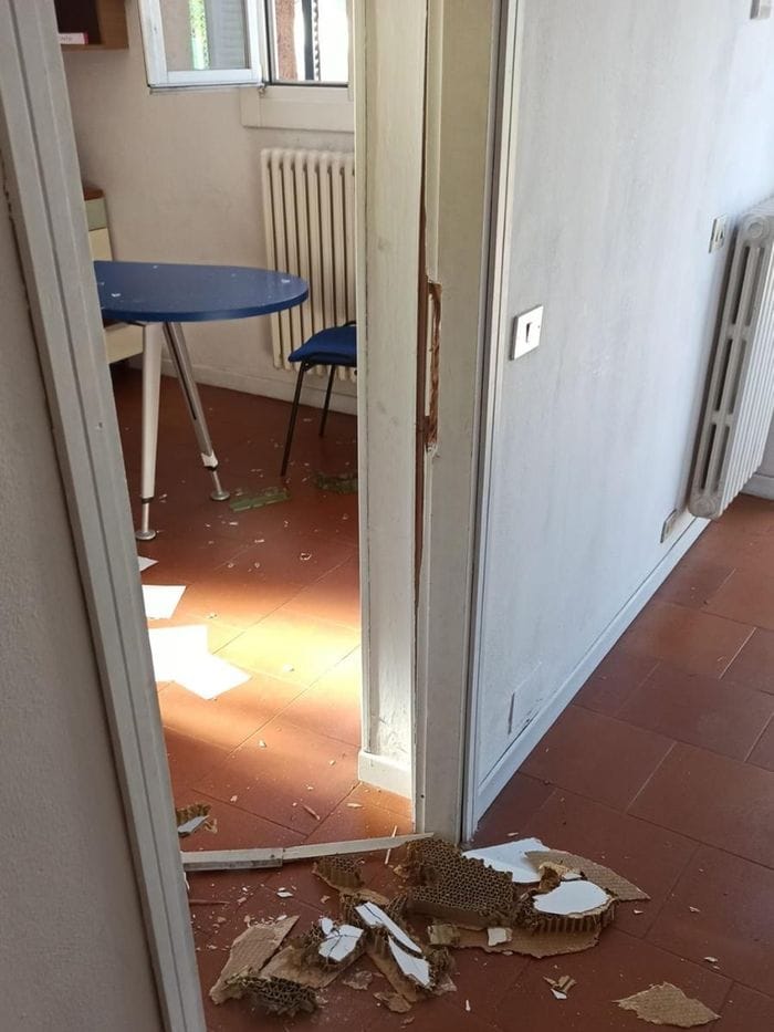 Secondo raid notturno in pochi mesi alla sede dell’Atletica Bergamo 59, i ladri danneggiano la sede -Foto