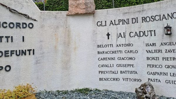 Alpini di Rosciano, rubata l’aquila  dal monumento a Ponteranica
