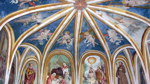 In  Valle Brembana la nascita narrata dall’arte dei Baschenis