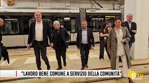 Il Vescovo al deposito Teb: «Il lavoro è un bene comune a servizio della collettività»