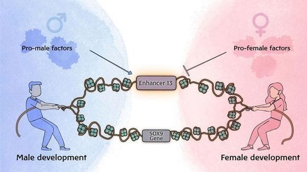 Basta una sola lettera nel Dna per cambiare il sesso nei topi