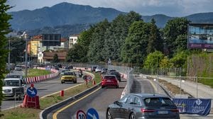Via Autostrada a Bergamo, ristretta una corsia. Ma solo fino a martedì
