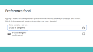L’Eco di Bergamo sempre con te, anche da Google: inserisci il nostro sito come fonte preferita