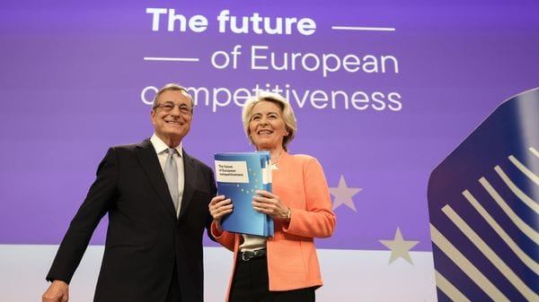 L’Europa sola e lenta, nuova sveglia di Draghi