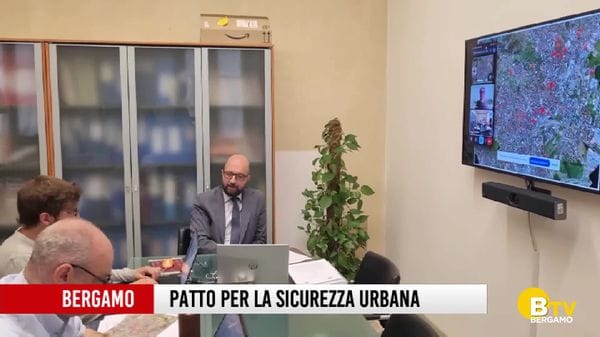 Bergamo, presentato il patto per la sicurezza urbana, più aree videosorvegliate e più agenti di polizia locale