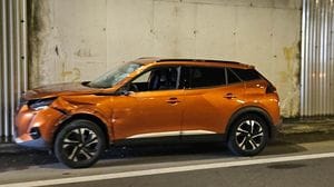 Mapello, moto contro un’auto all’uscita della galleria dell’Asse: grave un 51enne