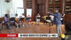 Bergamo, un modo nuovo per fare conoscere, al mondo della scuola, il patrimonio culturale della biblioteca civica Angelo Mai