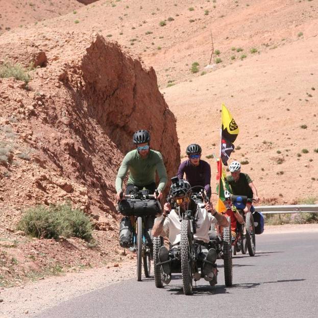 In handbike tra le montagne del Marocco. La nuova sfida di Eleonora Delnevo