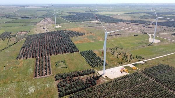 Nuovo parco eolico nel Brindisino, energia elettrica rinnovabile per 43mila famiglie