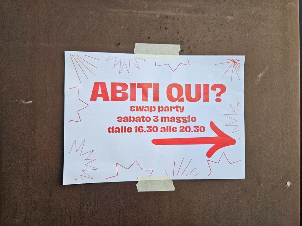 Al Galgario lo swap party, scambio di vestiti nell’ottica della sostenibilità