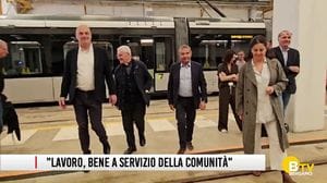 Il Vescovo al deposito Teb: «Il lavoro è un bene comune a servizio della collettività»