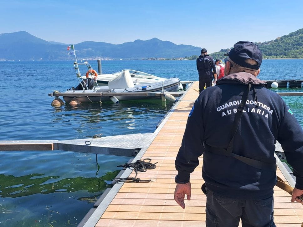 Lago d’Iseo, assaggio d’estate: cominciati anche i controlli sul bacino-Foto