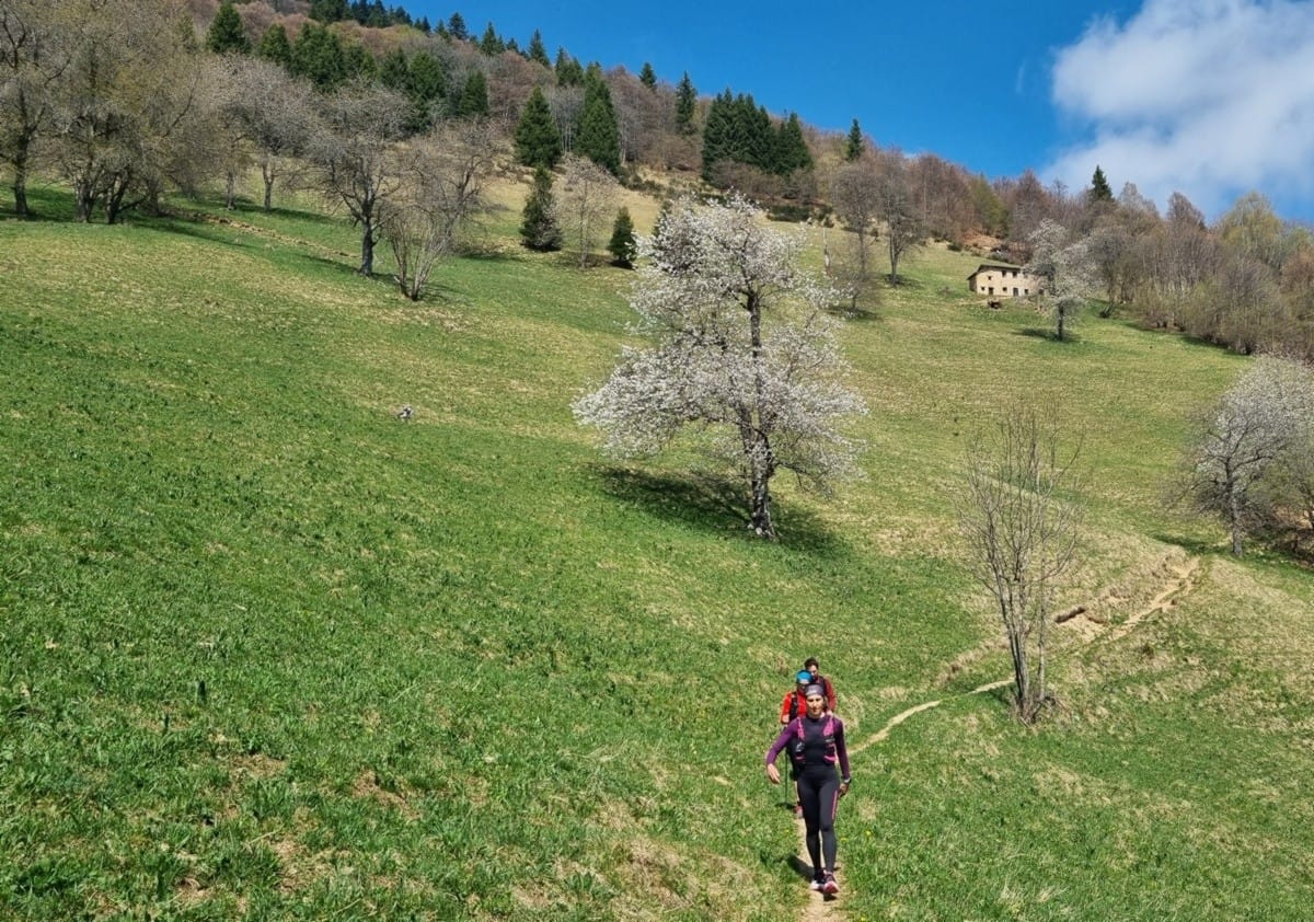 Un trekking nella Valle di Averara tra affreschi, borghi e panorami sul Monte Disner