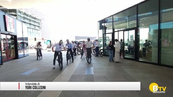 Aeroporto, inaugurato NextBg, il primo servizio di noleggio di ebike all'interno di uno scalo aeroportuale