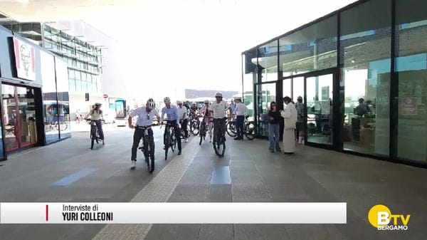 Aeroporto, inaugurato NextBg, il primo servizio di noleggio di ebike all'interno di uno scalo aeroportuale