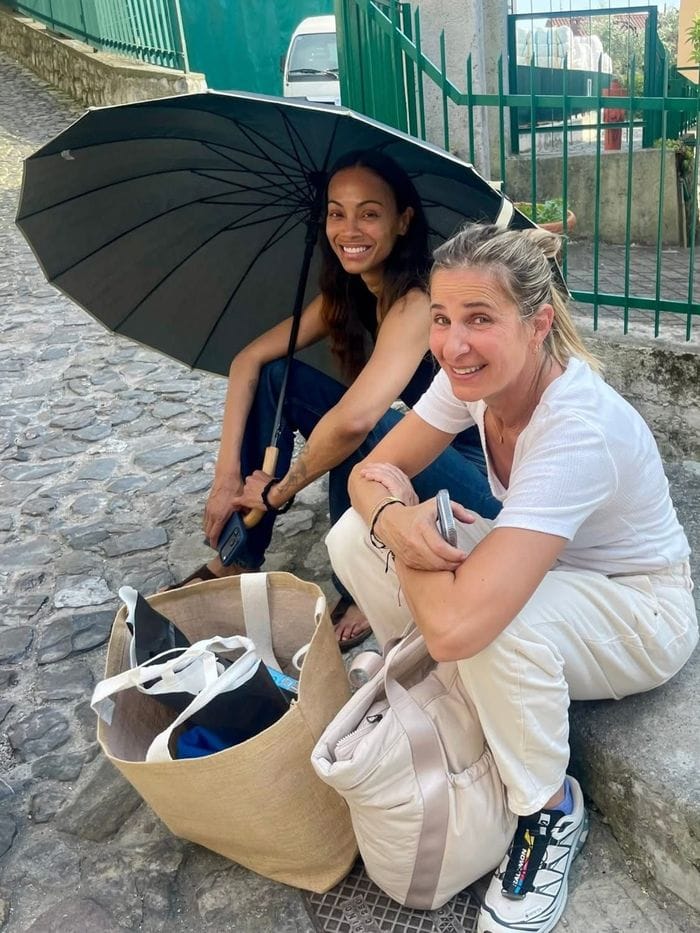 Star sul Lago d’Iseo: le foto di Zoe Saldana e Matthew McConaughey